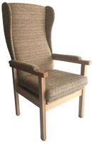 Breydon Chair with Wings Textured Butter