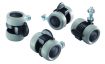 Castor wheels full set for Cosi Chairs F