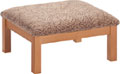Co ordinating Footstool Teak coloured Be