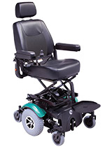 Rascal P327XL Seat Lift Powerchair Teal