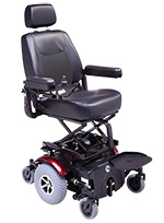 Rascal P327XL Seat Lift Powerchair Red