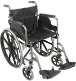 Aidapt Self Propelled Steel Wheelchair